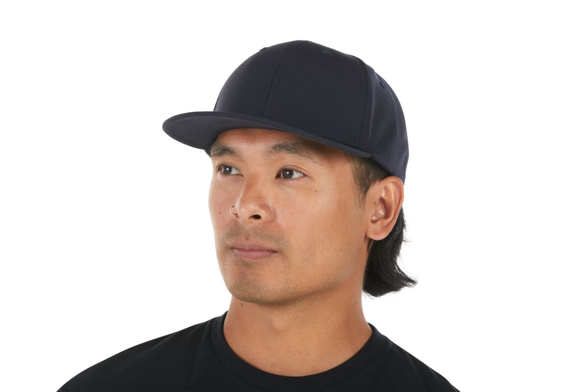recycled-poly-classic-6-panel-hat-q4 WebPDP-HAT001215_Recycled_Poly_Classic_6Panel_Hat_Tidal_Blue_Studio_Harper_Studios_0723_Side__HAT001215OS.jpg