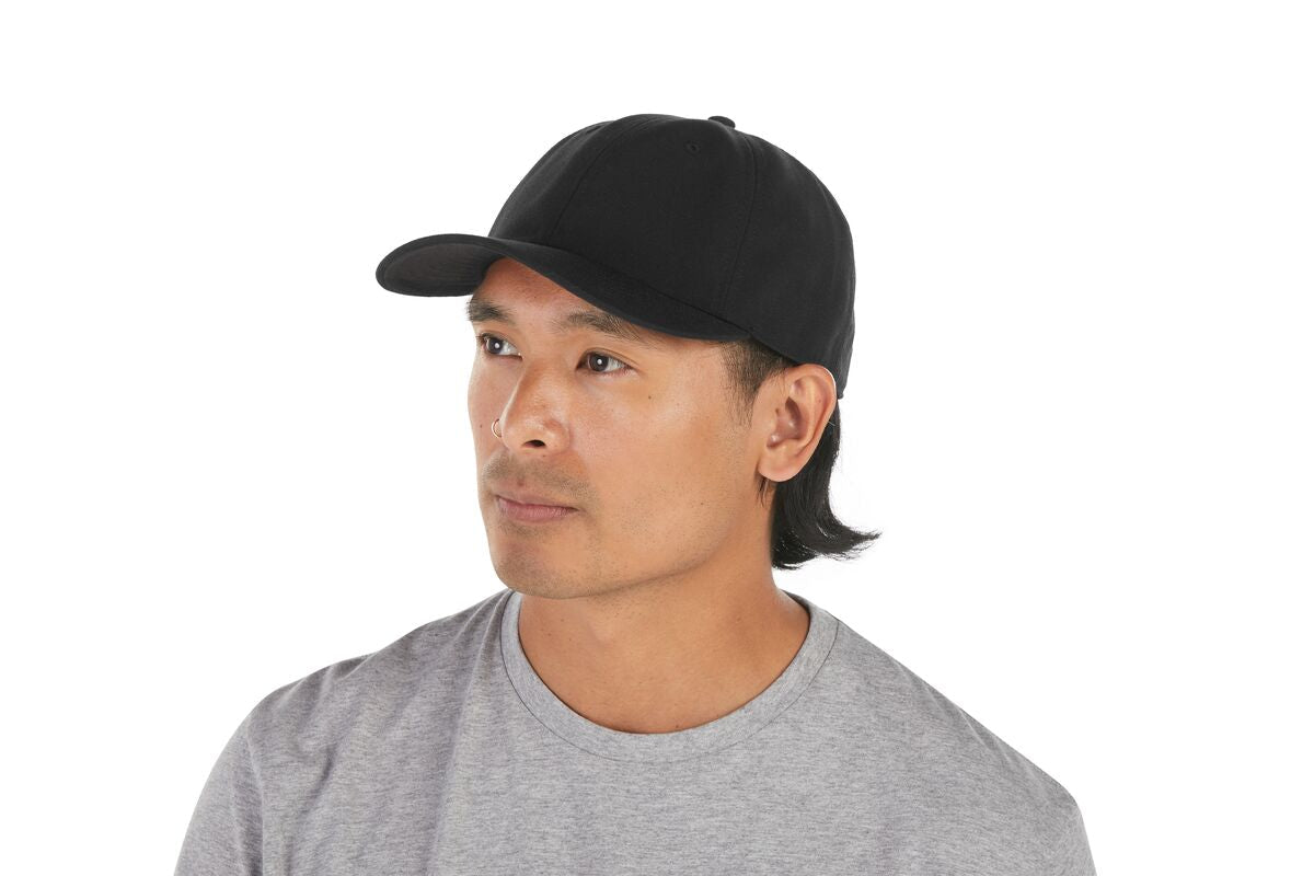 recycled-poly-dad-hat-i6 WebPDP-HAT004002_Recycled_Poly_Dad_Hat_Black_Studio_Harper_Studios_0723_Side__HAT004002OS.jpg