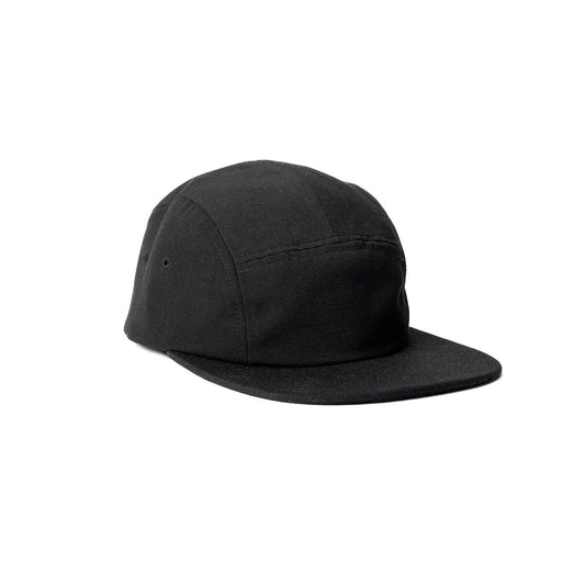 recycled-poly-flat-brim-5-panel-hat-v8 Web_PDP-FlatBrim5PanelHat_Studio_Front_Black.jpg